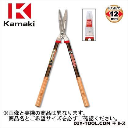 ステンレス刃アルミハンドル木柄グリップ付刈込はさみ小刃長160mm 全長545mm #250SW-30 1