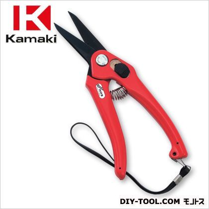 剪定鋏フッ素樹脂加工刃ストレ-トタイプ 全長195mm P-901 1