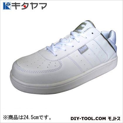 安全靴クリケット3E ホワイト/ホワイト 24.5cm C-21 1点