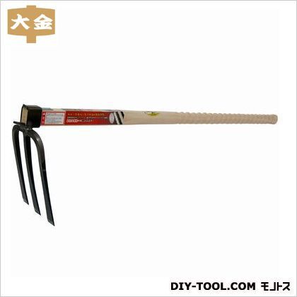 ラセングリップ柄三本鍬 柄1050mm 1点