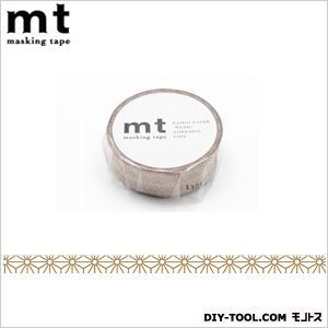 mt1P麻の葉・真鍮 奥行4.8×幅4.8×高さ1.5cm MT01D214 1