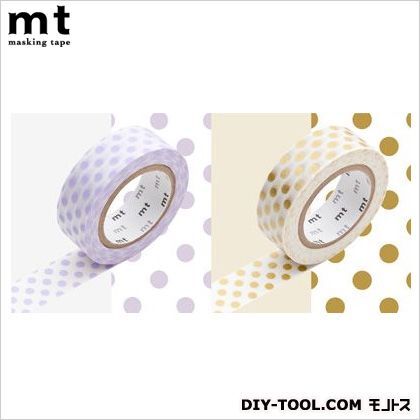 mt2Pドット・薄藤×金 奥行1.5×幅10×高さ18.5cm MT02D062 1