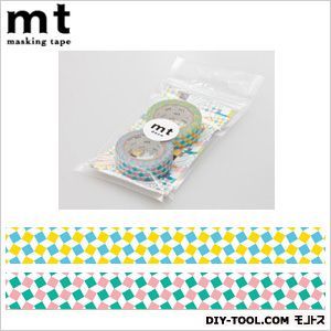 mt2Pスクエア・イエロー×ピンク 奥行1.5×幅10×高さ18.5cm MT02D083 1