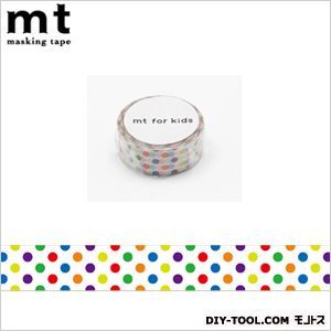 キッズカラフル・ドット 4×4×1.5cm MT01KID002 1