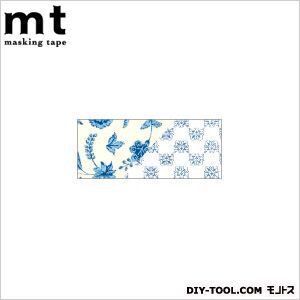 mtマスキングテープ CASA 200mm Flower dark blue R MTCA2040 1巻