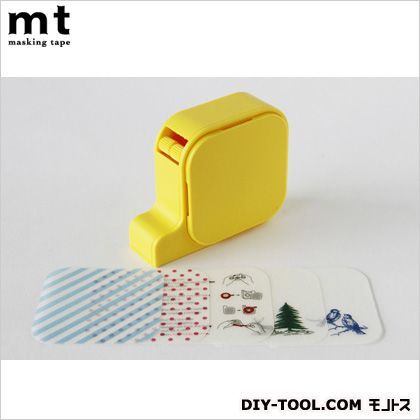 mttapecutterdecorマスキングテープ用テープカッター イエロー MTTC0013 1