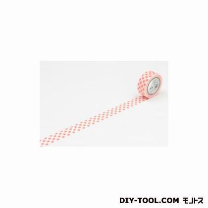 mtfabドット・オレンジ 15mm×3m MTFL1P12 1
