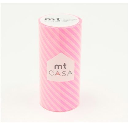mtCASA100mmストライプ・ショッキングピンク 100mm×10m MTCA1061 1