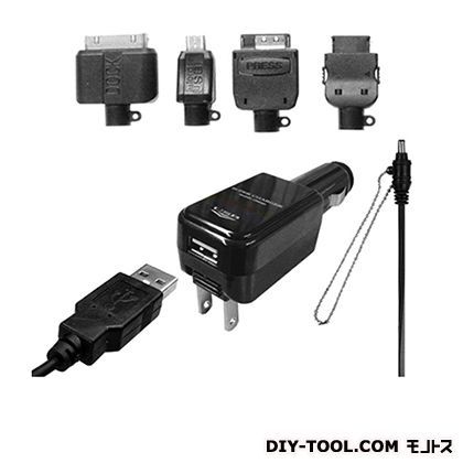 AC/DCマルチ充電器4コネクタ