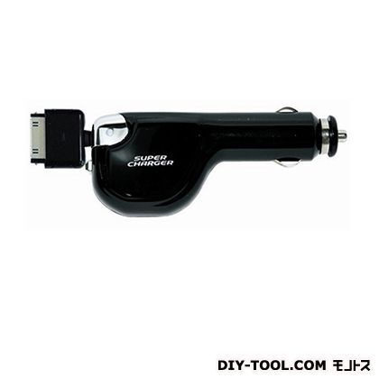 リール式DC充電器1ADock 艶ブラック AJ-358 1