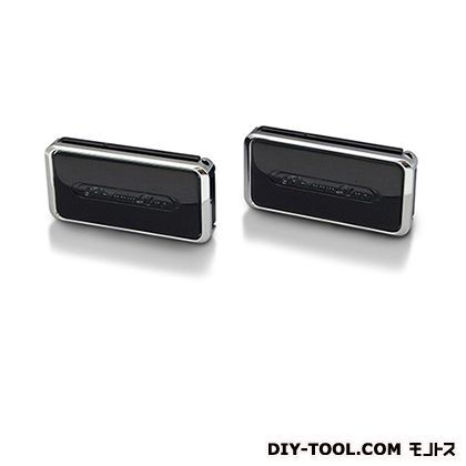 シートベルトストッパー 黒艶×メッキ AK-143 1