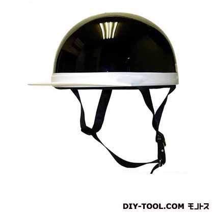 白ツバ半キャップヘルメットフリー ブラック NO.701 1