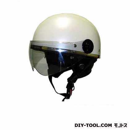シールド付ビンテージヘルメットフリー パールホワイト KV-41S 1
