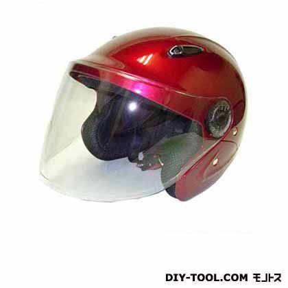 セミジェットヘルメットフリー キャンディレッド KSJ-323 1
