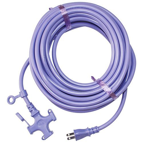 ソフトタイプ延長コード10m 紫 KM03-10 1点