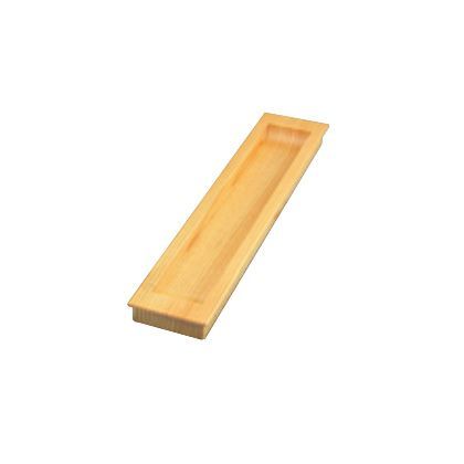 天然木くまの袖付戸引手 120mm 13921 1