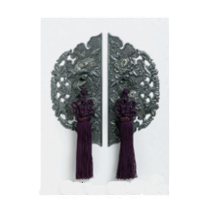 菊唐草前飾(丸カン)7505 銀古美 58655 1