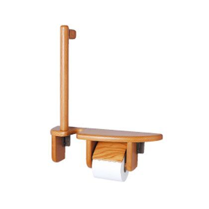 らくらく肘掛手すり ブラウン 450mm/右 HT-R45R 1