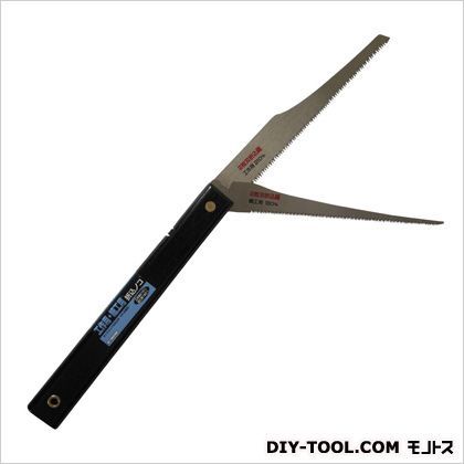 利蔵二枚刃折込鋸工作・細工用 サイズ:使用時/工作用465mm、細工用450mm、収納時/262×50×17mm、刃渡り/工作用210mm、細工用180mm 12051 1