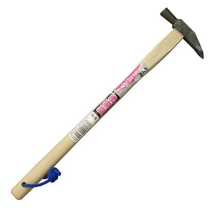 利五郎ミニハンマー先割K-6 サイズ:頭部幅72mm、頭部直径13mm 13246 1