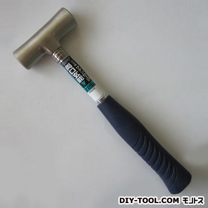 ユーイングパイプ柄サテン仕上両口玄能 サイズ:頭部幅78mm、頭部直径23mm、全長250mm、頭/225g 13259 1