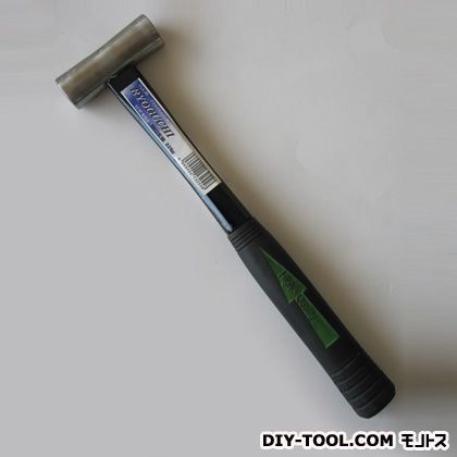 利五郎グラスファイバー柄両口玄能ミラー仕上 サイズ:幅75×頭部22×全長315mm、頭/225g 13255 1