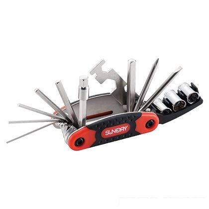 SUNDRYマルチツール自転車工具セット SBT-16 1