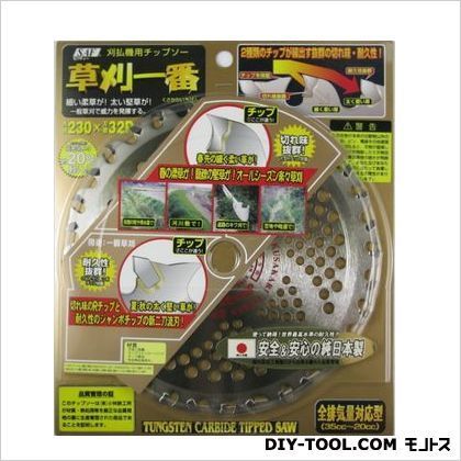 刈払機用チップソー 草刈一番 230×32P 657610 1枚