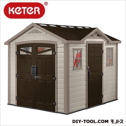 NTsummit(サミット)樹脂製物置 8×9 17197906 1