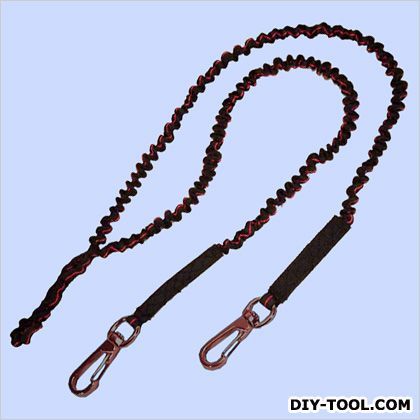 KHジャバラ落ちない安全クン二股緋ライン 黒 H680×W16 J801-KR 1