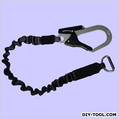 KHジャバラランヤードタフアルミ緋ライン 黒 長さ:1500mm LAWK-15 1