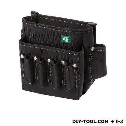 ストロングアリンウェストバッグ2段ブラック 250x220x130mm 9908ZK 1