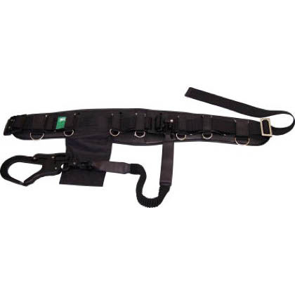 KHKIC補助帯付安全帯じゃばら駕王剣フック自在環黒-黒 HGK-KC 1