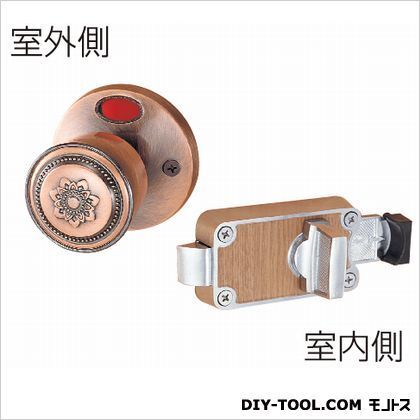 ホームカラーWC錠 外開き BS53 銅ブロンズ 53MM 1