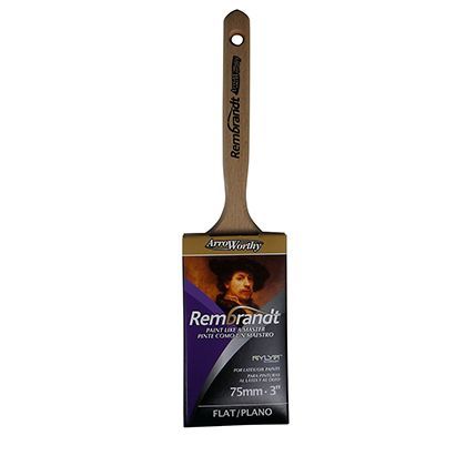 レンブラントレギュラーブラシフラット 3インチ LZ-009 1