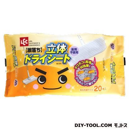激落ち立体ドライシート20枚入SS-079 204721 1