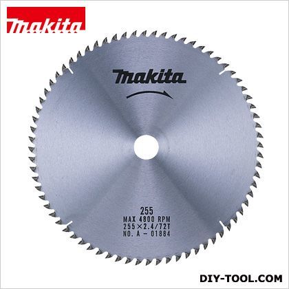 木工・アルミ用チップソー255MM×72P A-01884 1