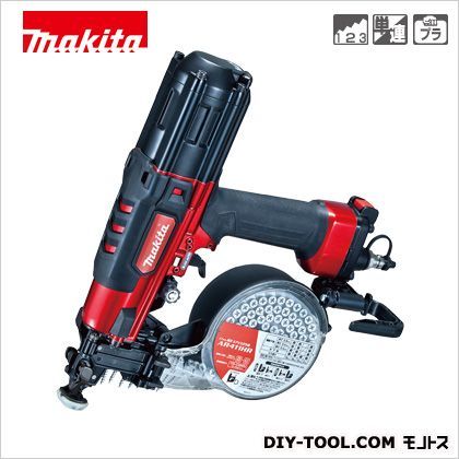 高圧エアビス打ち機 赤 AR411HR 1個