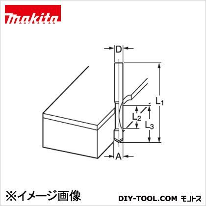 ルータービット・トリマビットフラッシュビット片面 6X6 D-08218 1