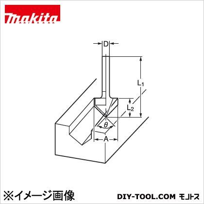 ルータービット・トリマビットV溝ビットトガリ6X20 6X20 D-08470 1
