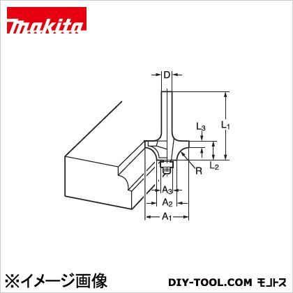 ルータービット・トリマビットコロ付ギンナン面ビット6X7R 6X7R D-21478 1