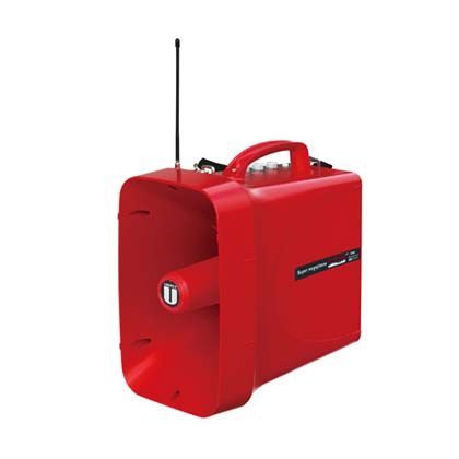 防滴型ワイヤレススーパーメガホン 赤 TWB-300S 1