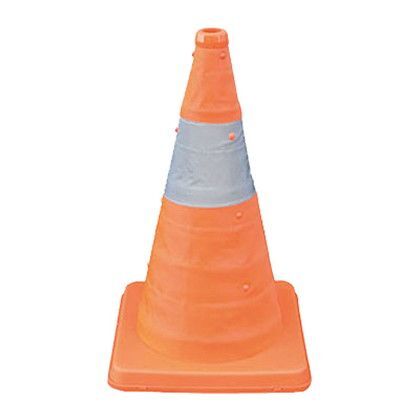 伸縮式三角コーン 24.5×24.5×41cm 8201021 1