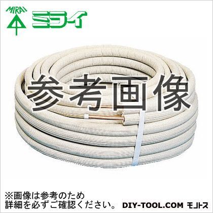 エアコンチューブ(冷・暖兼用のエアコン配管用被覆銅管) アイボリー S-BWG-202 1巻