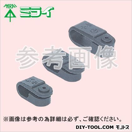 VV-F片サドル (プラスチック製)木ビス付 グレー KTB-S 1個