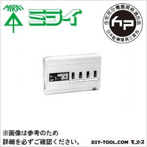 高性能住宅用分電盤単相三線式(主幹中性線欠相保護付3POC付漏電しゃ断器) MPH4-32K 1