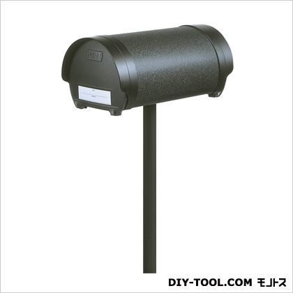 アンティークアメリカンポスト(ポール付き) ブラック 全幅(mm)X全高(mm)X全奥行(mm):236X197(本体)1280(4本継ポール)X440/重量(g):2280 MP-4000A 1台