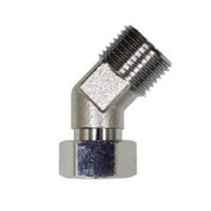 袋ナット付アダプタ 45° エルボ