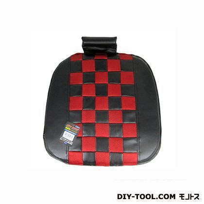 マイルドチェックシングルクッション レッド MD-71037 1