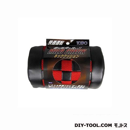 マイルドチェックネッククッション レッド MD-71057 1